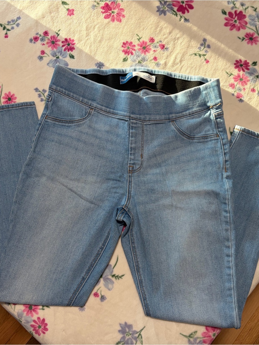 Old Navy Light Blue Pull-On Skinny Jeggings